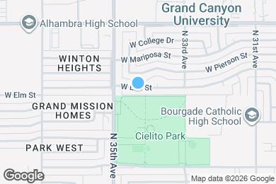 Map image of the property - 3415 W Elm St