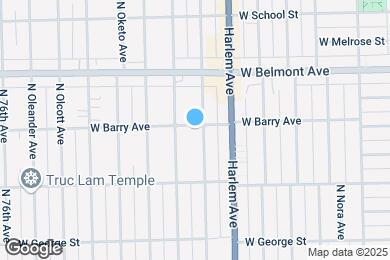 Map image of the property - 7235 W Barry Ave