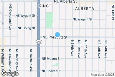 Map image of the property - 636 NE Prescott St