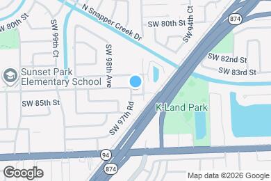 Map image of the property - 9725 SW 85th St