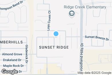 Map image of the property - 15026 August Sunset Dr