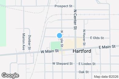 Map image of the property - 20 N Maple St