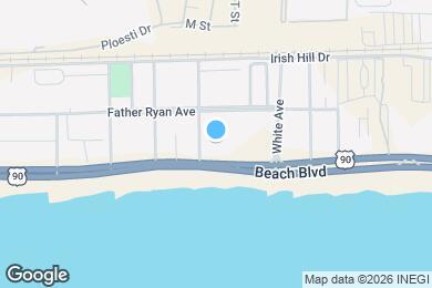 Map image of the property - 1282 Beach Blvd