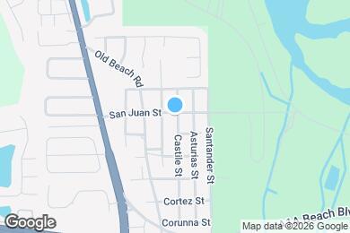 Map image of the property - 1701 Castile St