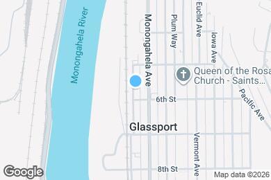 Map image of the property - 533 1/2 Allegheny Ave
