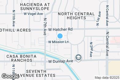 Map image of the property - 608 W Mission Ln