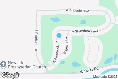 Map image of the property - 412 S Prestwick Ln