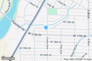 Map image of the property - 1600 Curtis Ave