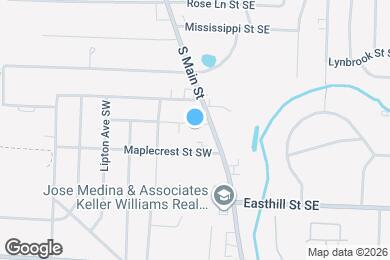 Map image of the property - Hilltop Apartments