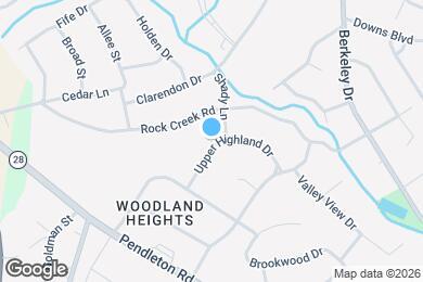 Map image of the property - 402 Upper Highland Dr