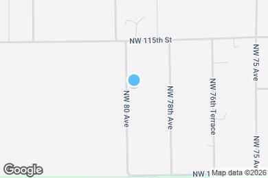 Map image of the property - 11351 NW 80 Ave