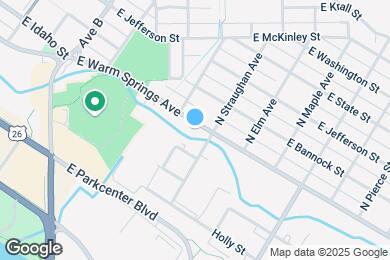 Map image of the property - 733 E Warm Springs Ave