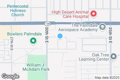 Map image of the property - The Fountains at Palmdale