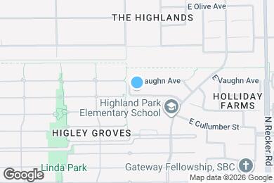 Map image of the property - 3630 E Page Ave