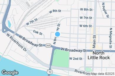 Map image of the property - 431 W 4th St