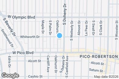 Map image of the property - Oakhurst Apartment's