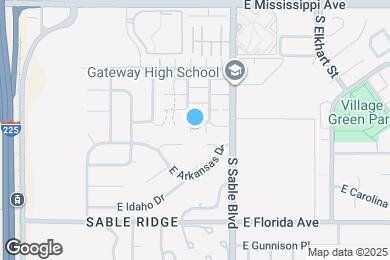 Map image of the property - 1347 S Crystal Way