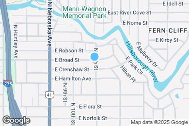 Map image of the property - 1023 E Broad St