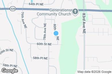 Map image of the property - 6014 80th Ave NE