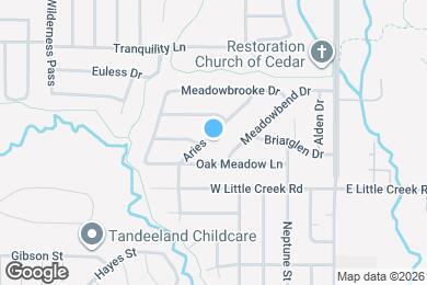 Map image of the property - 1023 Aries Ct