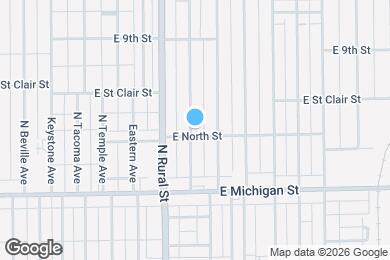 Map image of the property - 607 N Oxford St