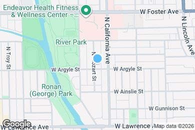 Map image of the property - 5007 N Mozart St