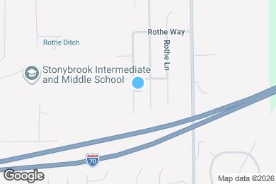 Map image of the property - 2635 Lullwater Ln