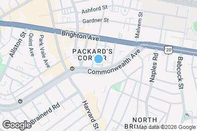 Map image of the property - 1169 Commonwealth Ave