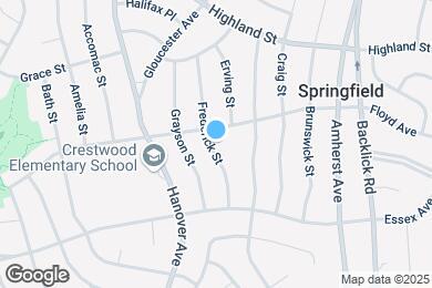 Map image of the property - 6003 Frederick St