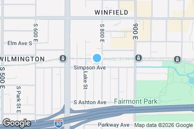 Map image of the property - 781 Simpson Ave