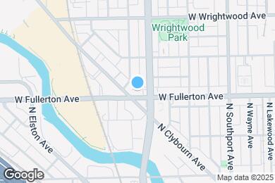 Map image of the property - 1610 W Fullerton Ave