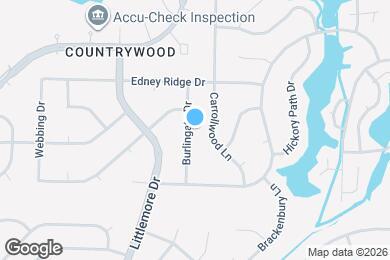 Map image of the property - 2224 Burlingate Dr