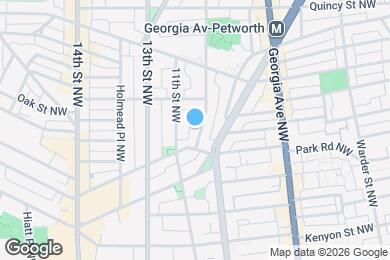 Map image of the property - 3518 10th St NW