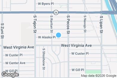 Map image of the property - 1460 W Alaska Pl