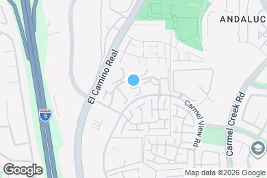 Map image of the property - 3555 Caminito El Rincon
