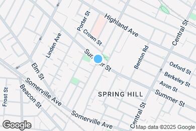 Map image of the property - 95 Lowell St