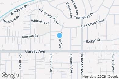 Map image of the property - 3045 Sastre Ave