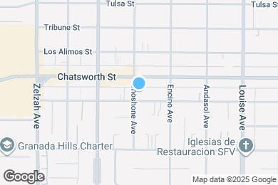 Map image of the property - 10662 Shoshone Ave