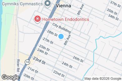 Map image of the property - 702 1/2 28th Street