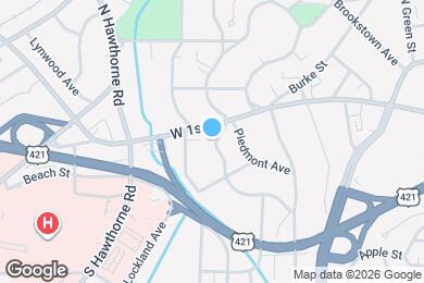 Map image of the property - 1017 W End Blvd