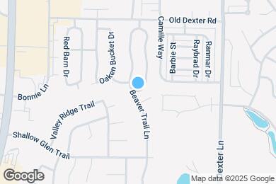 Map image of the property - 1582 Beaver Trail Dr
