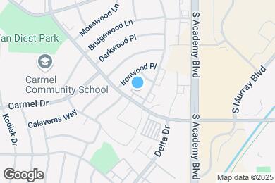 Map image of the property - 1850 Zebulon Dr