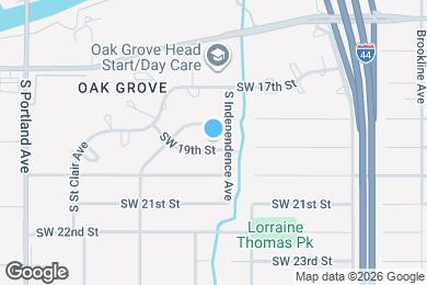 Map image of the property - 3309 SW 19th St