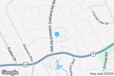 Map image of the property - 281 Oakland Hills Way