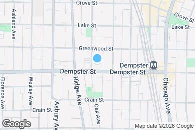 Map image of the property - 1309 Oak Ave