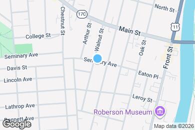 Map image of the property - 33 Seminary Ave
