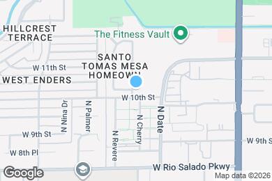 Map image of the property - 1011 N Cherry