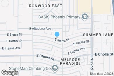 Map image of the property - 2922 E Sierra St