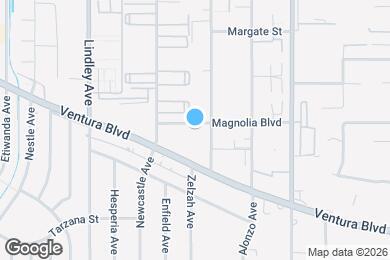 Map image of the property - 17914 Magnolia Blvd
