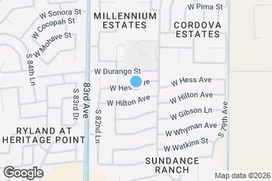 Map image of the property - 8133 W Hess Ave